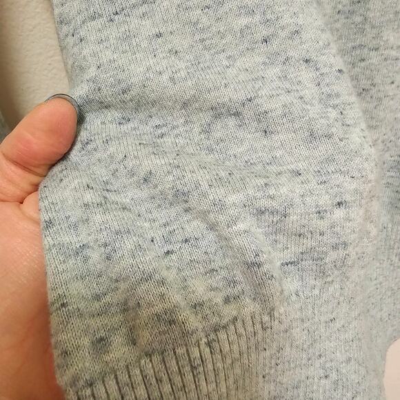 Naketano XL Gray Spackles Two Toned Cowl neck pullover Top. Soft. Unique. Rare - Picture 14 of 16